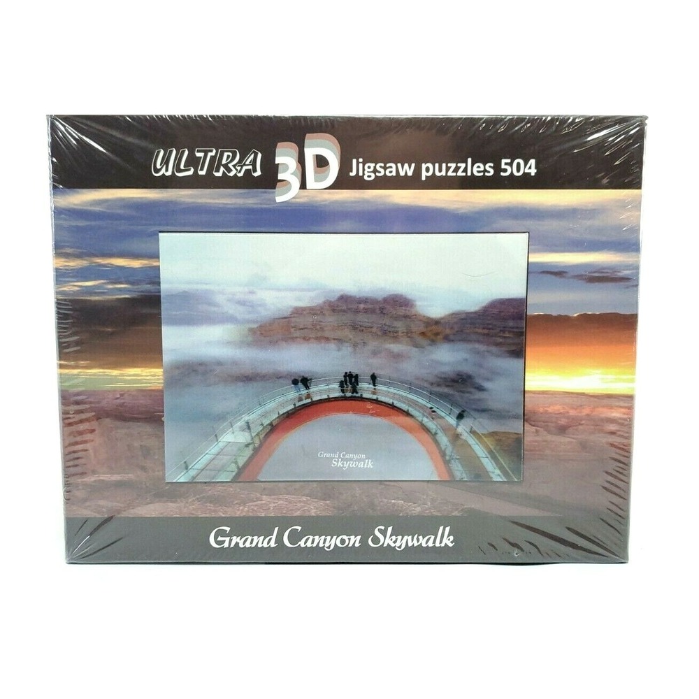 NEW Arizona Grand Canyon Skywalk Ultra 3D Jigsaw Puzzle 504 Pieces